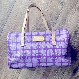 Kate Spade New York purple tote/bag/purse